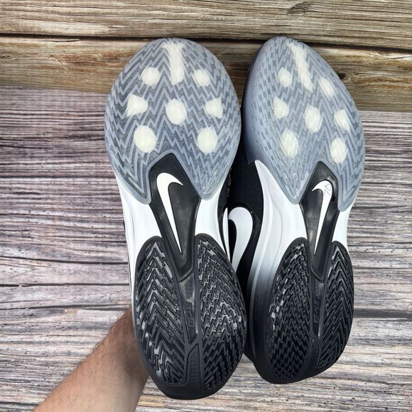 Mens Size 19 Nike ZoomX GT Cut 3 Black White Basketball Shoes DV2913-004 main image 5